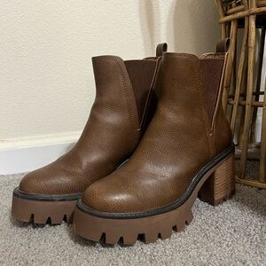 MIA Rusty Lug Sole Ankle Boots